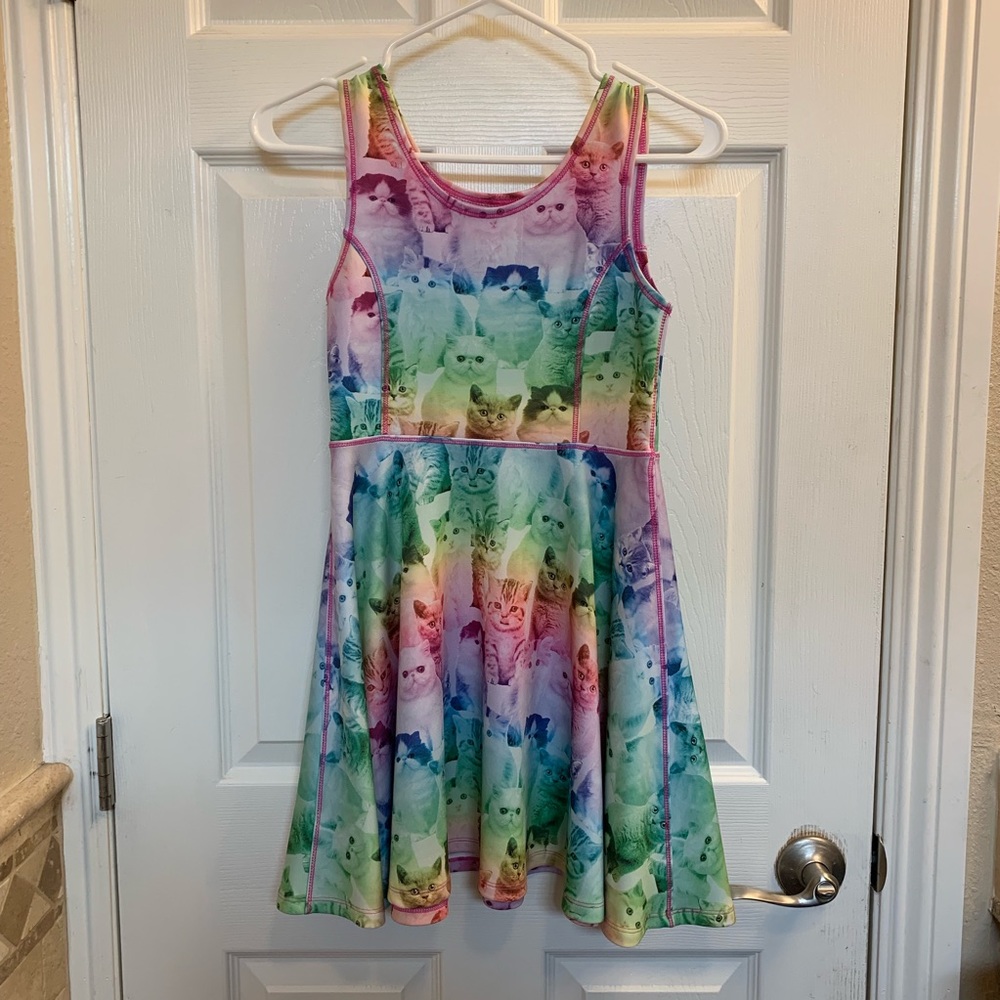 Children’s Place Neon Cat Skater Dress